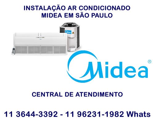 instalação ar condicionado midea